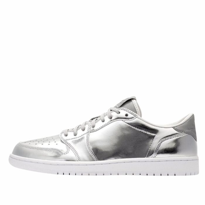 NIKE AIR JORDAN 1 LOW PINNACLE METALLIC SILVER 852549 003 - Image 5
