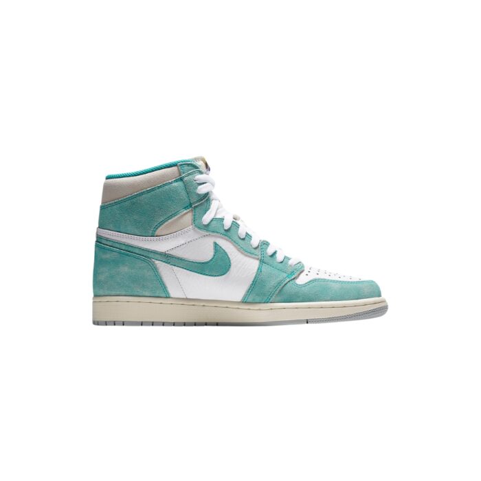 NIKE AIR JORDAN 1 RETRO HIGH TURBO GREEN SAIL WHITE LT SMOKE GREY 555088 311 - Image 2
