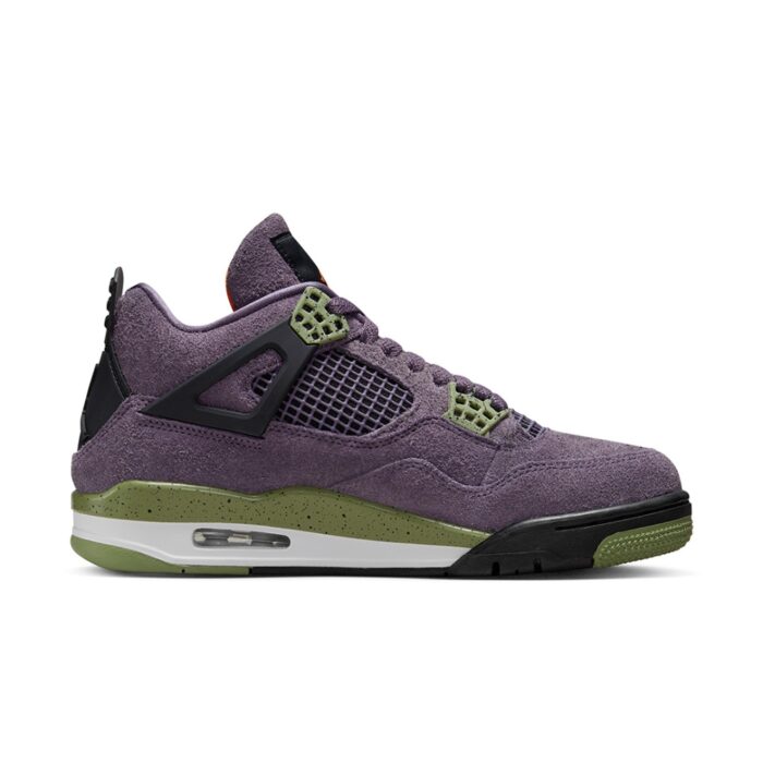 NIKE AIR JORDAN 4 CANYON PURPLE ANTHRACITE ALLIGATOR SAFETY ORANGE AQ9129 500 - Image 2