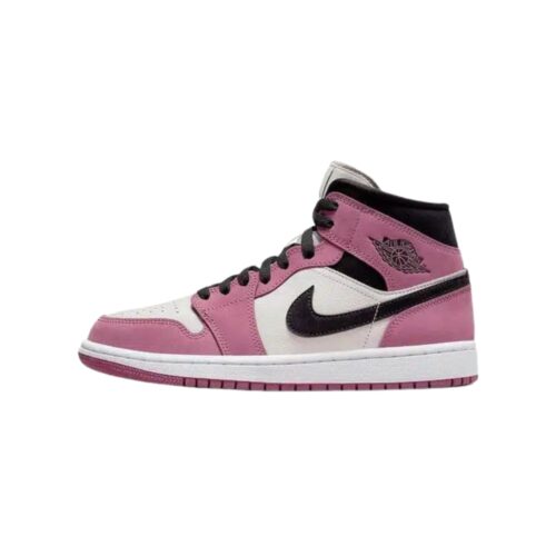 NIKE AIR JORDAN 1 MID SE LIGHT BERRY PINK WHITE BLACK DC7267 500 - Image 3