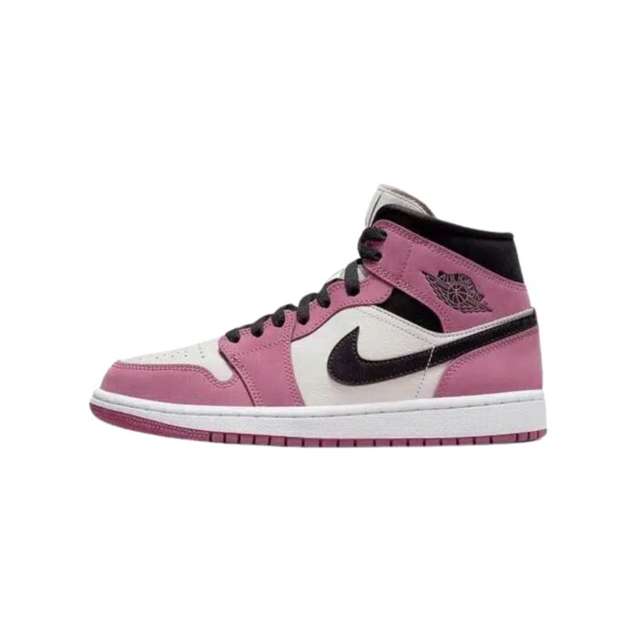 NIKE AIR JORDAN 1 MID SE LIGHT BERRY PINK WHITE BLACK DC7267 500 - Image 3