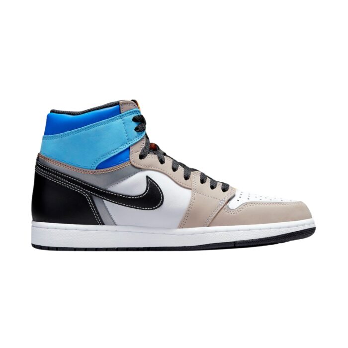 NIKE AIR JORDAN 1 RETRO HIGH OG PROTOTYPE WHITE MULTI COLOR TOTAL ORANGE DC6515 100 - Image 2