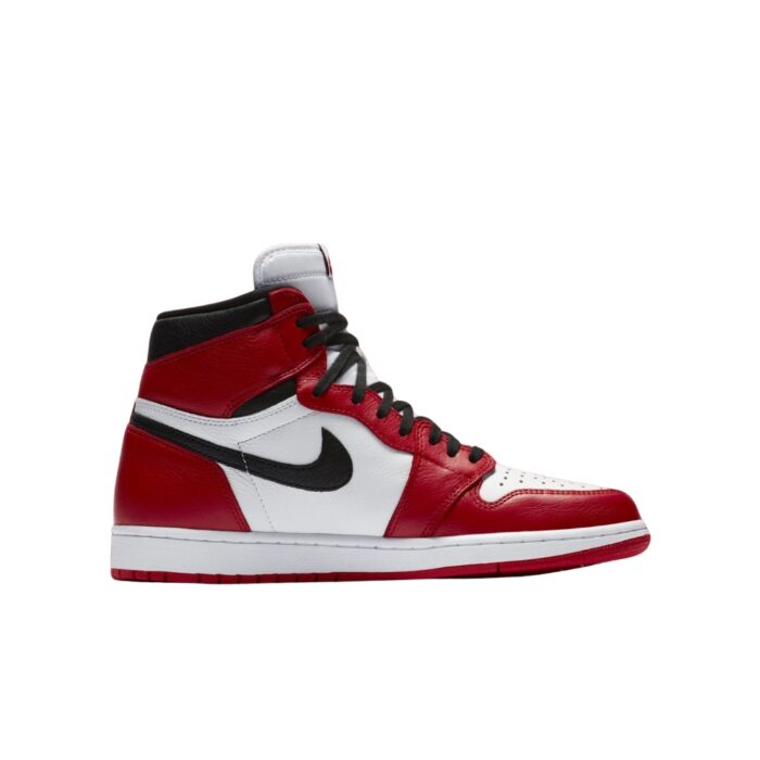 NIKE AIR JORDAN 1 RETRO HIGH HOMAGE TO HOME CHICAGO BLACK WHITE UNIVERSITY RED AR9880 023 - Image 2
