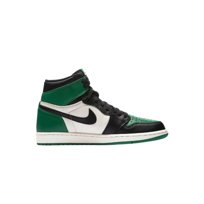NIKE AIR JORDAN 1 RETRO HIGH PINE GREEN BLACK SAIL 555088 302 - Image 2
