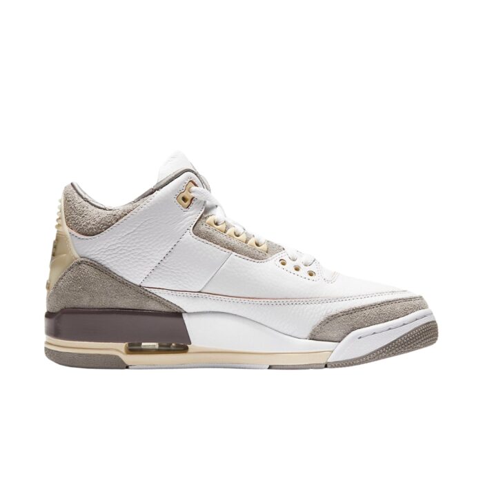 NIKE AIR JORDAN 3 X A MA MANIERE RAISED BY WOMEN WHITE MEDIUM GREY VIOLET ORE DH3434 110 - Image 2