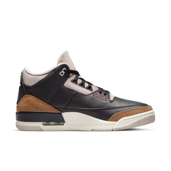 NIKE AIR JORDAN 3 DESERT ELEPHANT BLACK RUSH ORANGE FOSSIL STONE SAIL CT8532 008 - Image 2