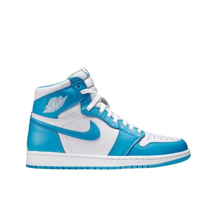 NIKE AIR JORDAN 1 RETRO UNC WHITE DK POWDER BLUE 555088 117 - Image 2