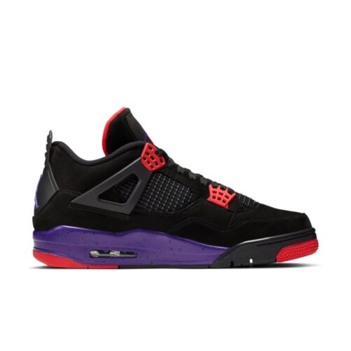 NIKE AIR JORDAN 4 RETRO RAPTORS DRAKE OVO SIGNATURE PURPLE RED BLACK AQ3816 056 - Image 2