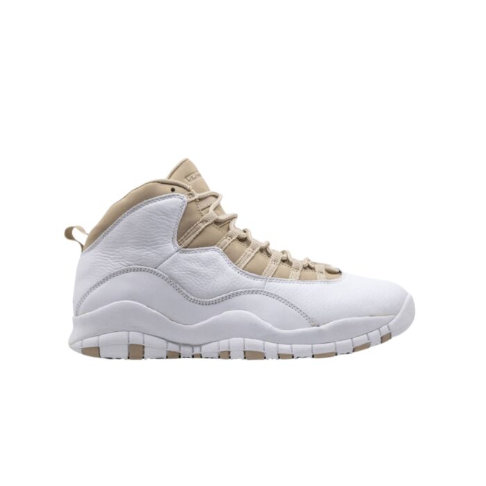NIKE AIR JORDAN 10 LINEN WHITE LINEN UNIVERSITY BLUE 310805 142 - Image 2