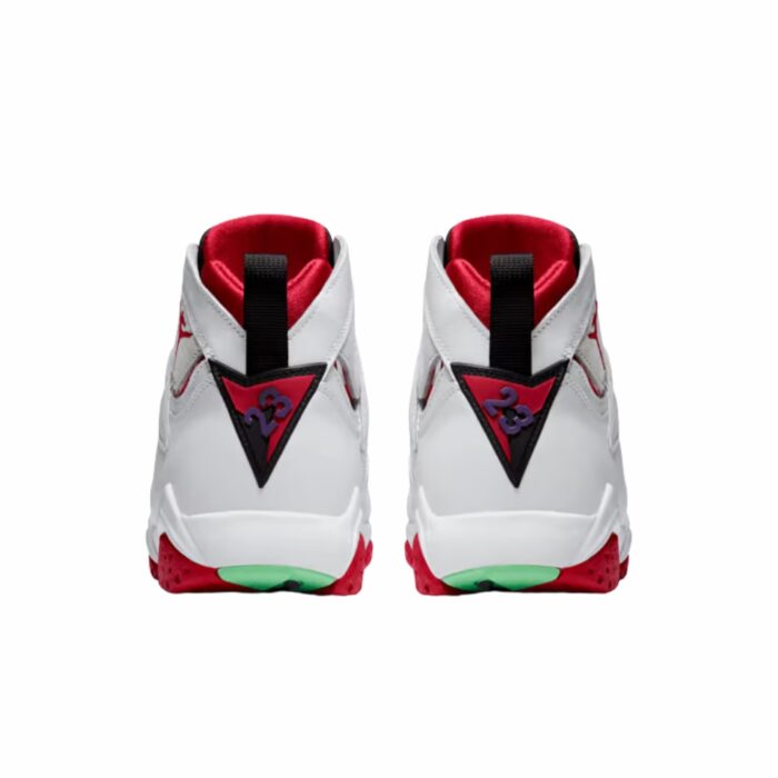 NIKE AIR JORDAN 7 RETRO HARE WHITE TRUE RED LIGHT SILVER TOURMALINE 304775 125 - Image 5