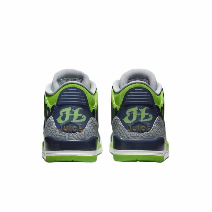 NIKE AIR JORDAN 3 X DOERNBECHER HUGO NAVY GREEN FZ3030 919 - Image 5