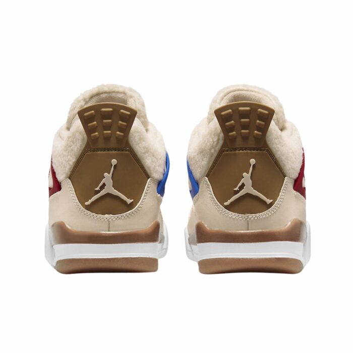 NIKE AIR JORDAN 4 RETRO WHERE THE WILD THINGS ARE SAIL UNIVERSITY RED HEMP BARELY VOLT DH0572 264 - Image 5