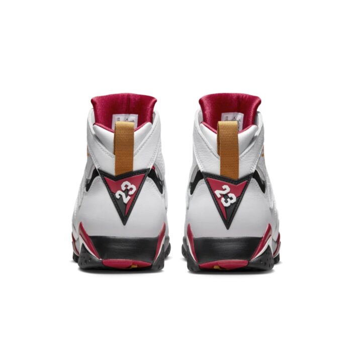 NIKE AIR JORDAN 7 OG CARDINAL WHITE BLACK CARDINAL RED CHUTNEY CU9307 106 - Image 5