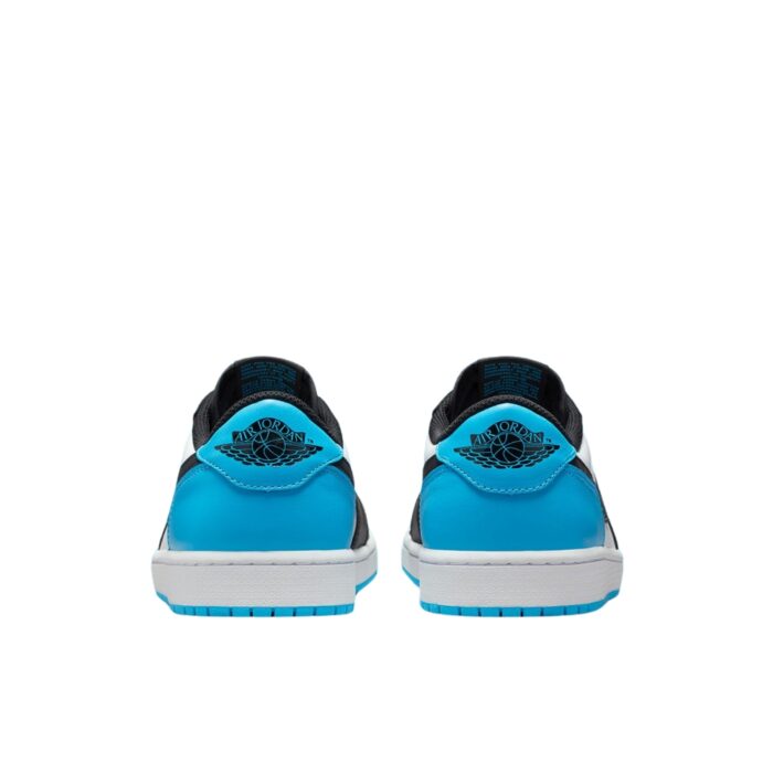 NIKE AIR JORDAN 1 LOW OG UNC WHITE DARK POWDER BLUE BLACK CZ0790 104 - Image 5