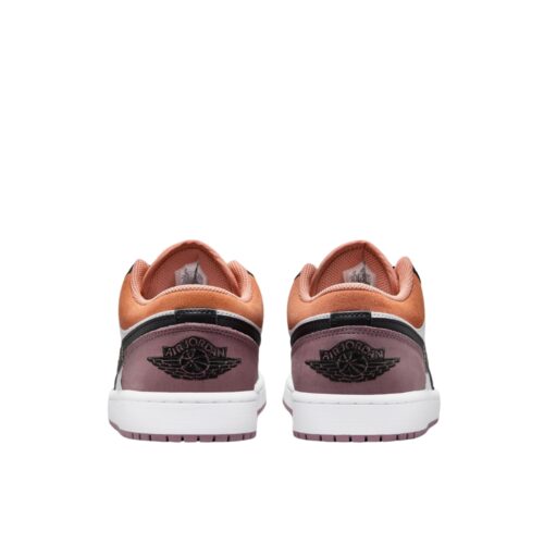 NIKE AIR JORDAN 1 LOW J MAUVE PHANTOM TOTAL ORANGE WHITE NIGHT MAROON FB9907 102 - Image 5