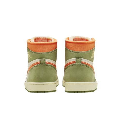 NIKE AIR JORDAN 1 HIGH OG CELADON SKY J LIGHT OLIVE BRIGHT MANDARIN COCONUT MILK PALE IVORY FB9934 300 - Image 5