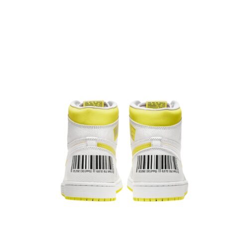 NIKE AIR JORDAN 1 RETRO HIGH FIRST CLASS FLIGHT WHITE DYNAMIC YELLOW BLACK 555088 170 - Image 5