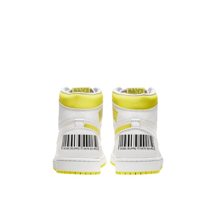 NIKE AIR JORDAN 1 RETRO HIGH FIRST CLASS FLIGHT WHITE DYNAMIC YELLOW BLACK 555088 170 - Image 5