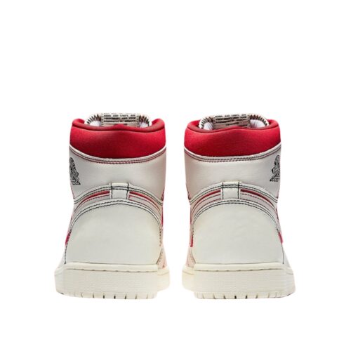 NIKE AIR JORDAN 1 RETRO HIGH PHANTOM SAIL BLACK PHANTOM UNIVERSITY RED 555088 160 - Image 5