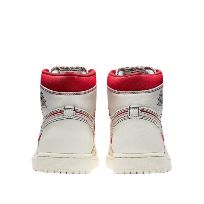 NIKE AIR JORDAN 1 RETRO HIGH PHANTOM SAIL BLACK PHANTOM UNIVERSITY RED 555088 160 - Image 5