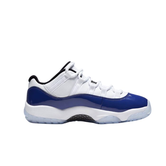 NIKE AIR JORDAN 11 RETRO LOW WHITE CONCORD SKETCH WHITE BLACK CONCORD AH7860 100 - Image 2