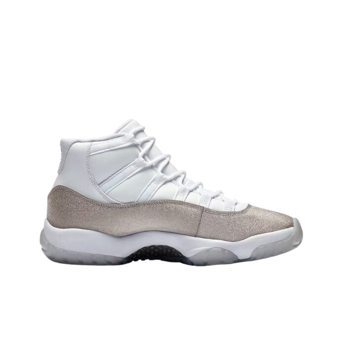 NIKE AIR JORDAN 11 RETRO WHITE METALLIC SILVER AR0715 100 - Image 2