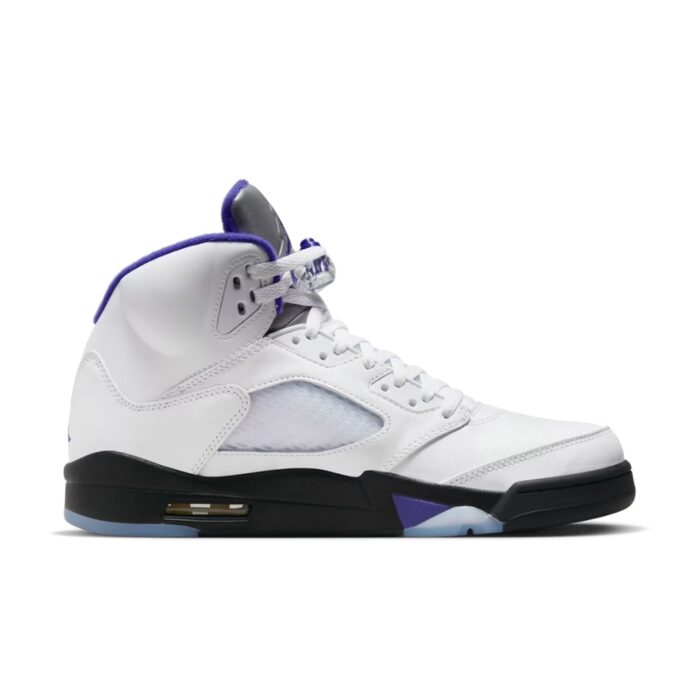 NIKE AIR JORDAN 5 CONCORD WHITE DARK CONCORD BLACK DD0587 141 - Image 2