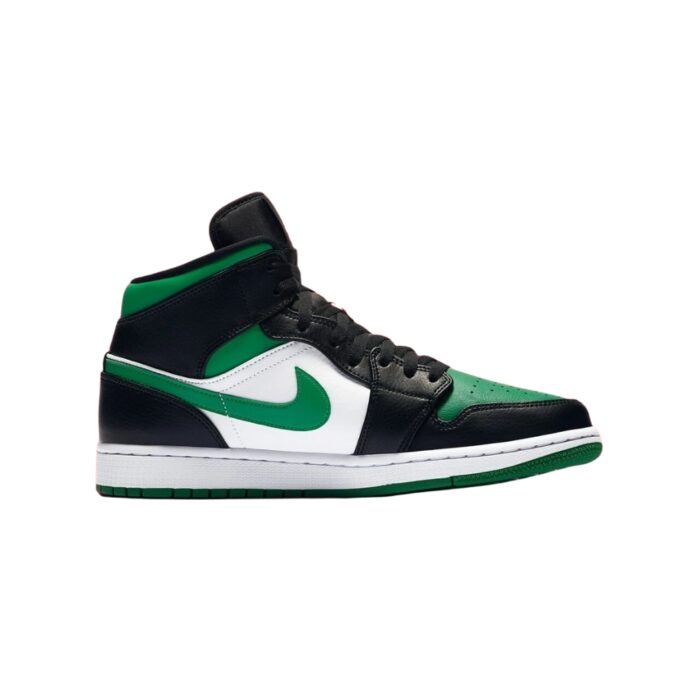 NIKE AIR JORDAN 1 MID BLACK PINE GREEN WHITE GYM RED 554724 067 - Image 2