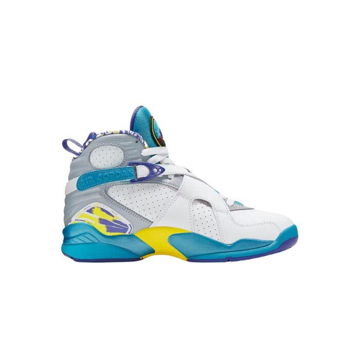 NIKE AIR JORDAN 8 WHITE AQUA VARSITY RED BRIGHT CONCORD CI1236 100 - Image 2