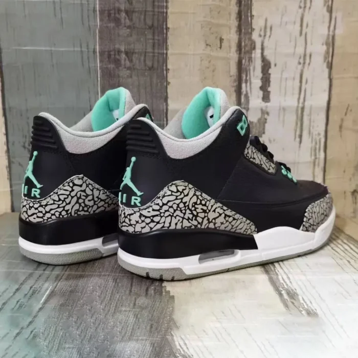 NIKE AIR JORDAN 3 GREEN GLOW BLACK WOLF GREY WHITE CT8532 031 - Image 11