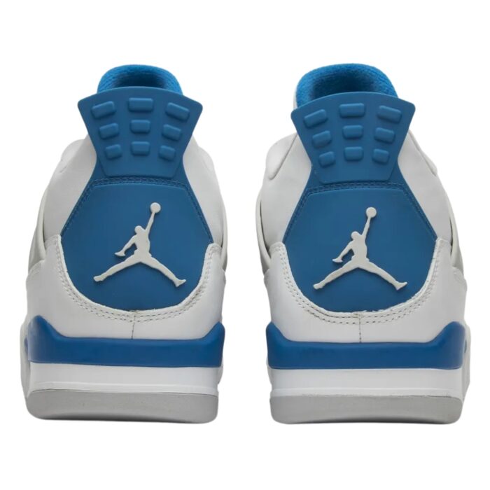 NIKE AIR JORDAN 4 RETRO MILITARY BLUE WHITE BLUE 308497 105 - Image 5