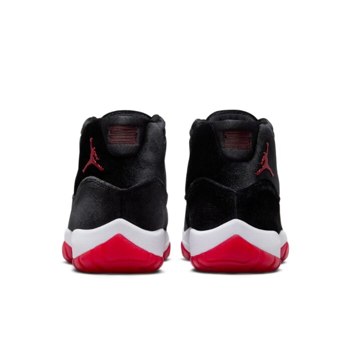 NIKE AIR JORDAN 11 BRED VELVET BLACK GYM RED DB5457 061 - Image 5
