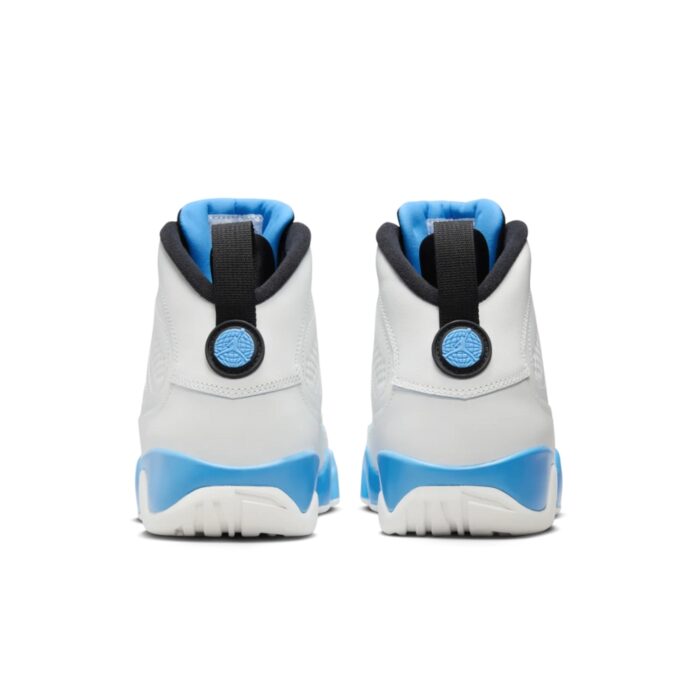 NIKE AIR JORDAN 9 SUMMIT WHITE BLACK DARK POWDER BLUE FQ8992 101 - Image 5