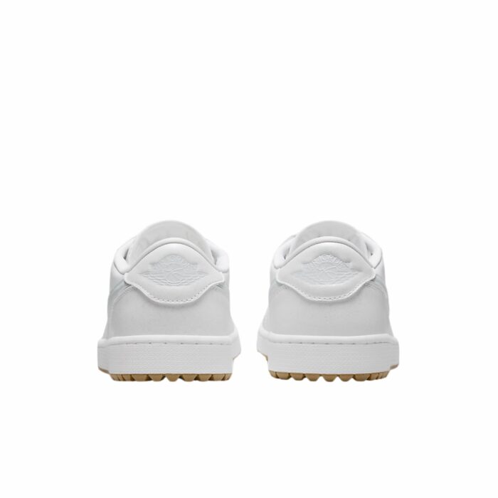 NIKE AIR JORDAN 1 LOW GOLF PURE PLATINUM WHITE PURE PLATINUM GUM MEDIUM BROWN DD9315 111 - Image 5