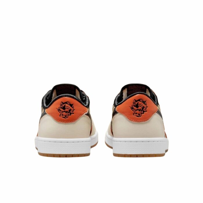 NIKE AIR JORDAN 1 LOW OG YEAR OF THE TIGER SAIL BLACK ORANGE DH6932 100 - Image 5