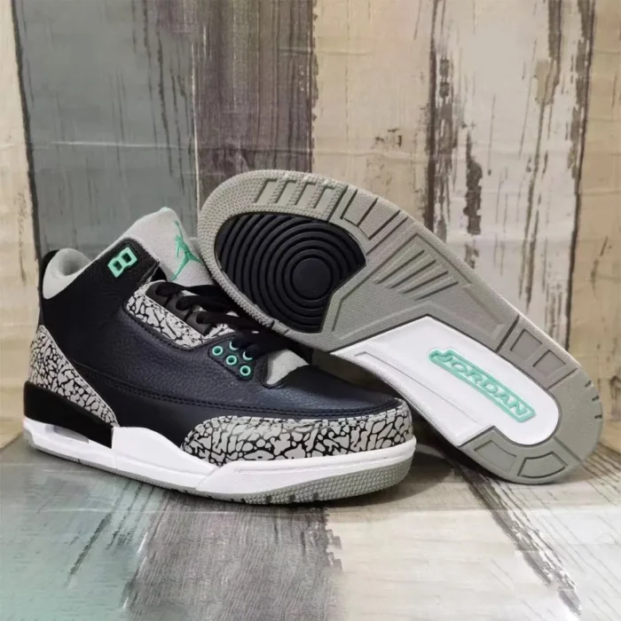NIKE AIR JORDAN 3 GREEN GLOW BLACK WOLF GREY WHITE CT8532 031 - Image 10