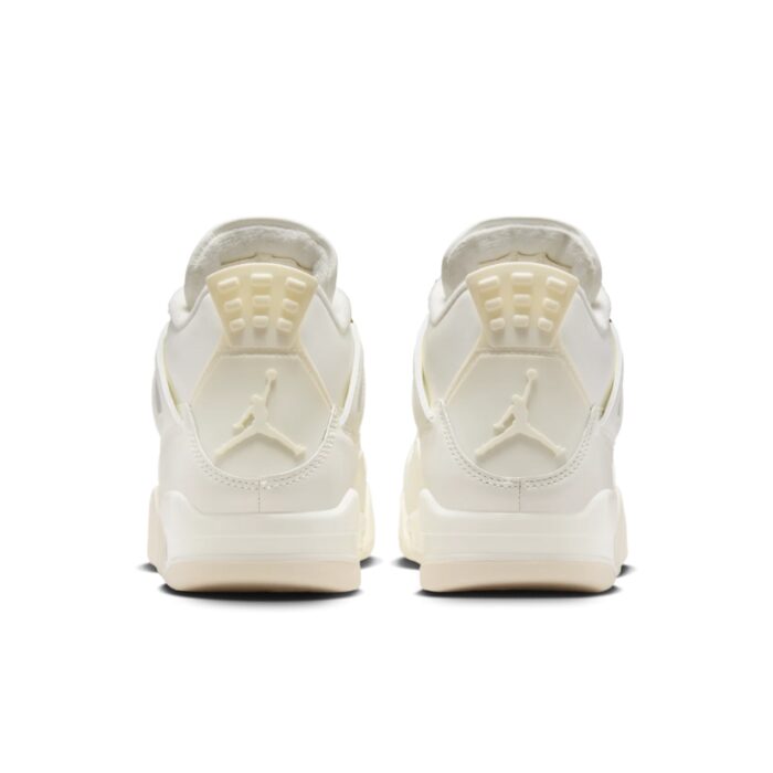NIKE AIR JORDAN 4 SAIL LIGHT BONE METALLIC GOLD AQ9129 170 - Image 5