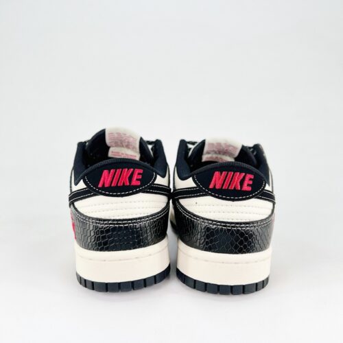 NIKE SB DUNK LOW X STUSSY SNAKE YEAR LIMITED EDITION WHITE BLACK GREY SMALL HOOK STARS XF8698 048 - Image 5