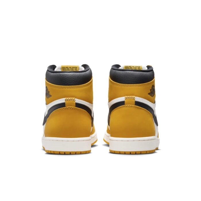 NIKE AIR JORDAN 1 HIGH OG YELLOW OCHRE BLACK SAIL DZ5485 701 - Image 5