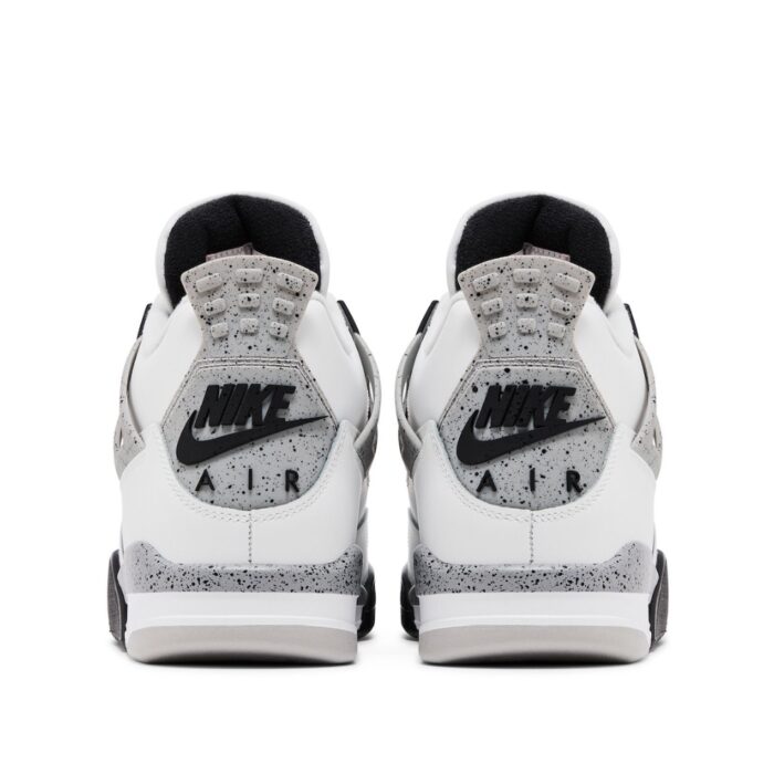 NIKE AIR JORDAN 4 WHITE CEMENT 2025 SUMMIT WHITE FIRE RED TECH GREY BLACK FV5029 100 - Image 5