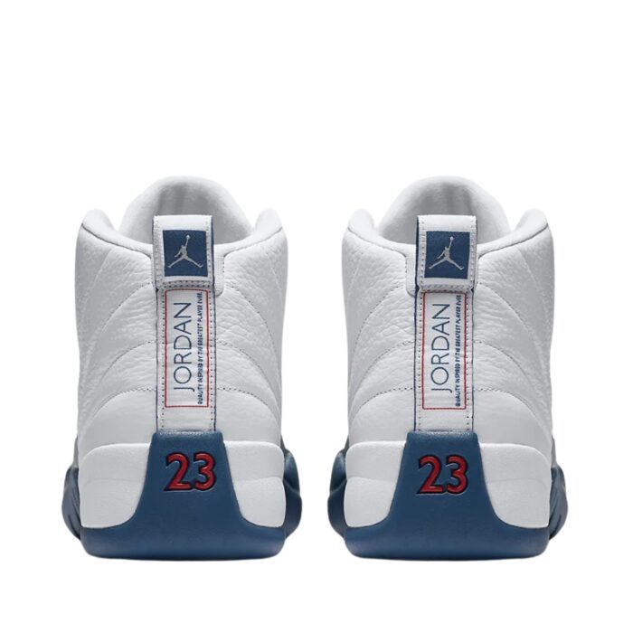 NIKE AIR JORDAN 12 RETRO FRENCH BLUE WHITE METALLIC SILVER VARSITY RED 130690 113 - Image 5