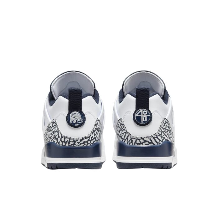 NIKE AIR JORDAN SPIZIKE LOW WHITE PURE PLATINUM OBSIDIAN FQ1759 104 - Image 5