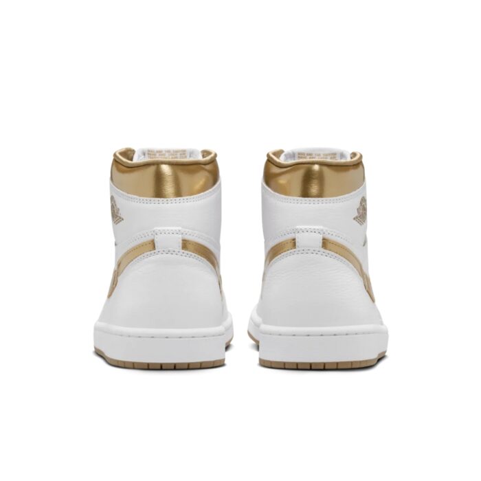 NIKE AIR JORDAN 1 HIGH 1 OG WHITE GOLD FD2596 107 - Image 5