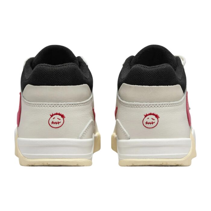 NIKE AIR JORDAN JUMPMAN JACK X TRAVIS SCOTT SAIL UNIVERSITY RED BLACK MUSLIN FZ8117 101 - Image 5