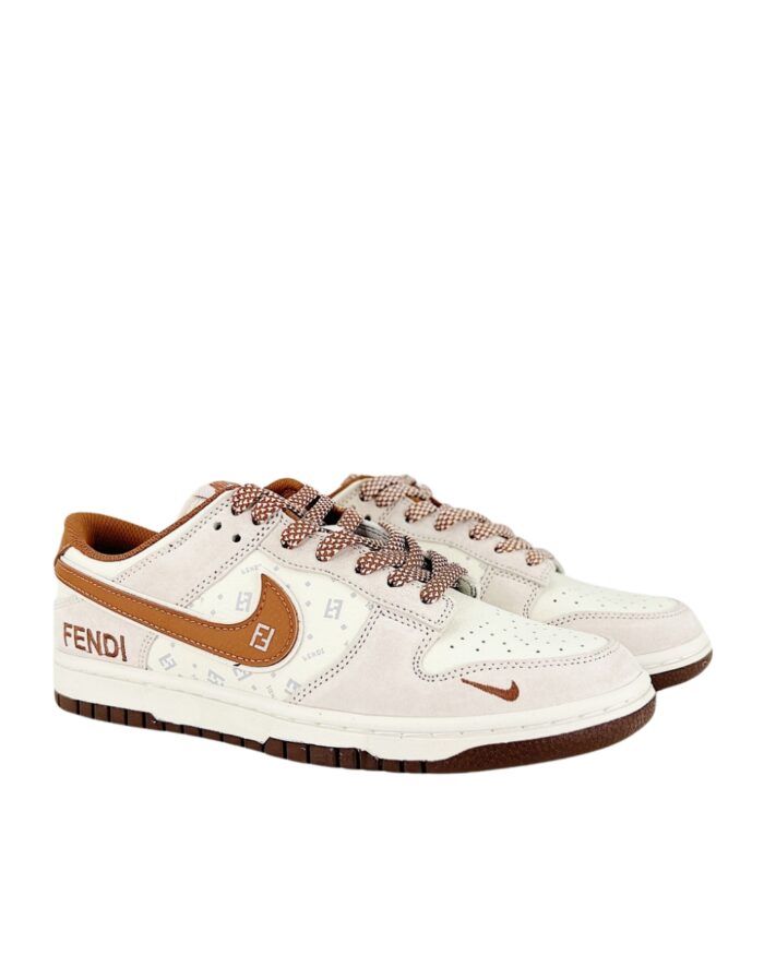 NIKE SB DUNK LOW X FENDI JOINT PIG EIGHT BROWN HOOK DJ2024 057