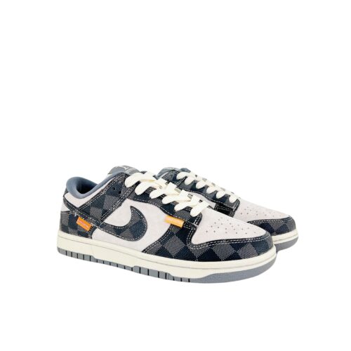 Nike SB Dunk Low X Louis Vuitton White Black 