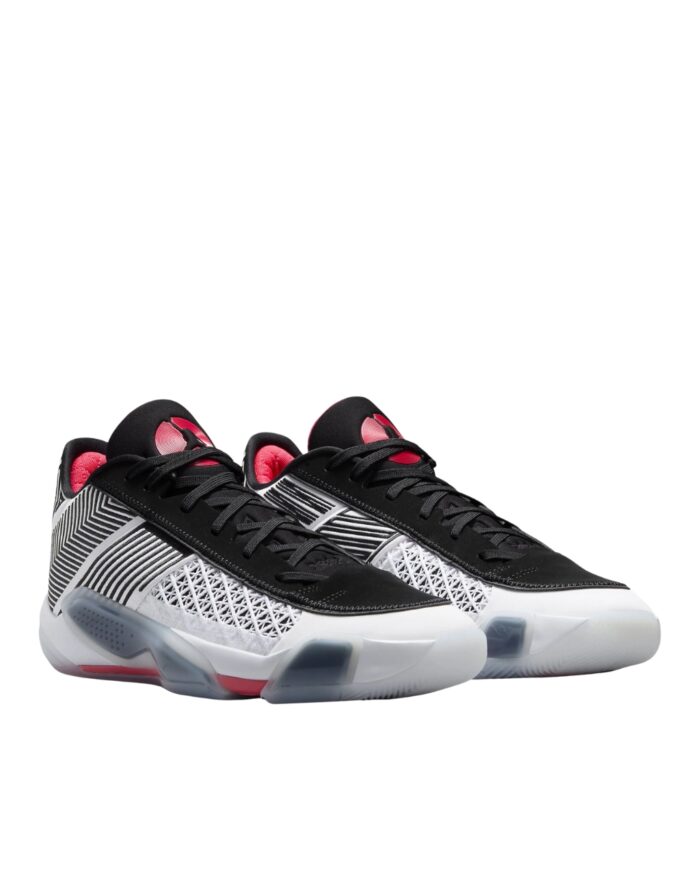 NIKE AIR JORDAN 38 LOW FUNDAMENTAL WHITE BLACK SIREN RED FD2326 101