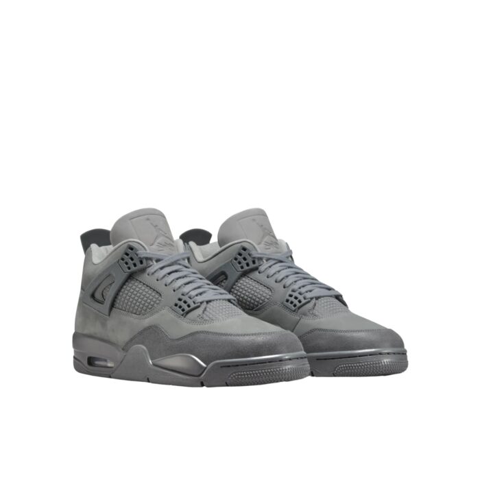 NIKE AIR JORDAN 4 SE PARIS OLYMPICS WET CEMENT SMOKE GREY IRON GREY CEMENT GREY PARTICLE GREY FQ7928 001