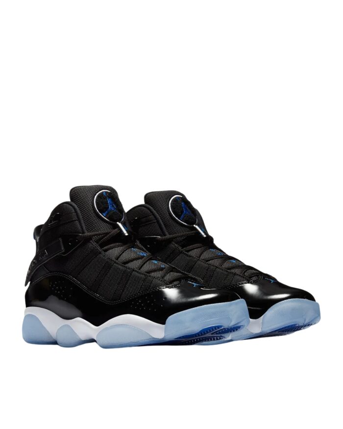 NIKE AIR JORDAN 6 RINGS SPACE JAM BLACK BLUE 322992 016