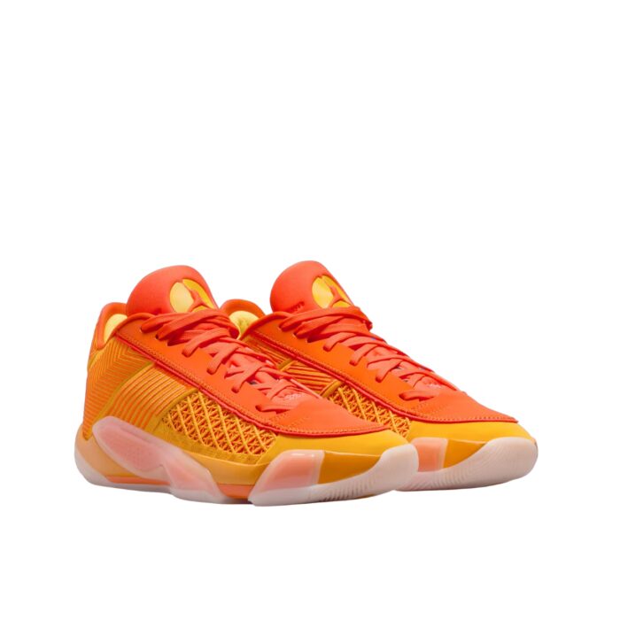 NIKE AIR JORDAN 38 LOW SUNSHINE TAXI SAFETY ORANGE SAIL TOUR YELLOW FV3945 700